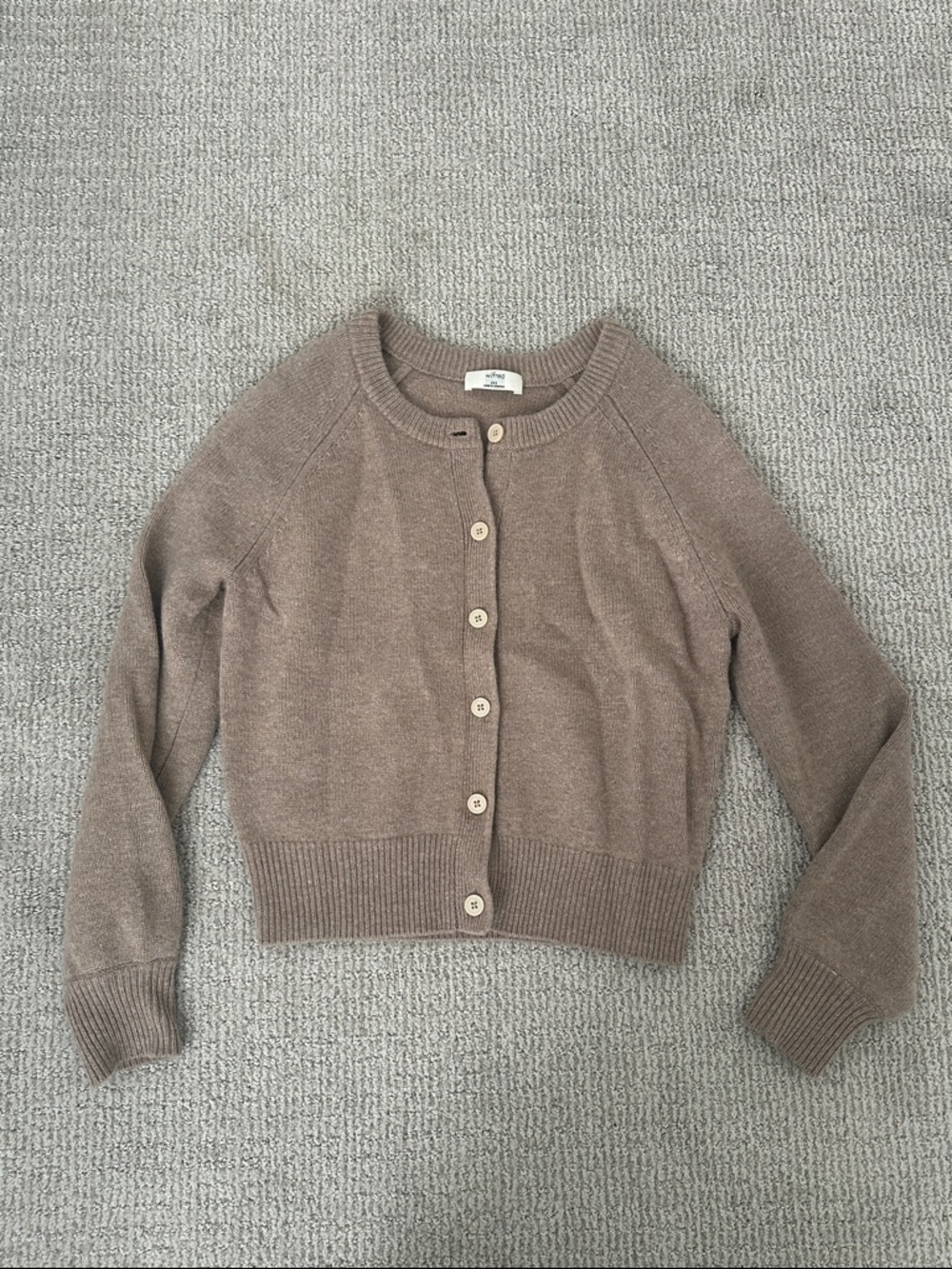 Aritzia Wilfred Cashmere Blend Cardigan